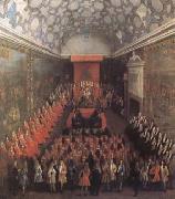 Peter Tillemans Queen Anne at the House of Lords (mk25) Spain oil painting reproduction